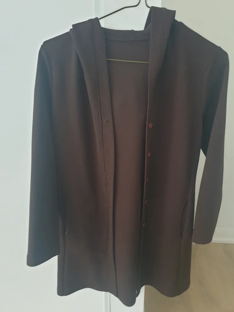 Brown Hooded Coat