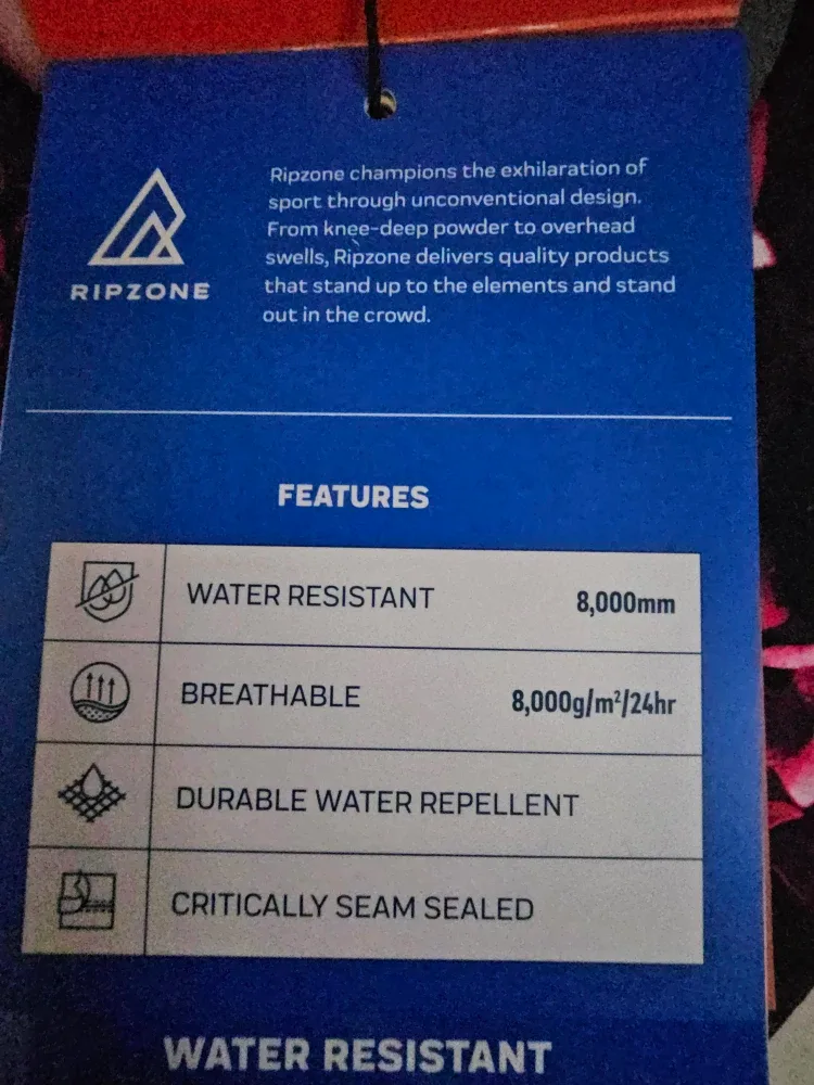 Ripzone Redrock Bib Winter Pant - Love Potion Floral, Size M image indicator(5)