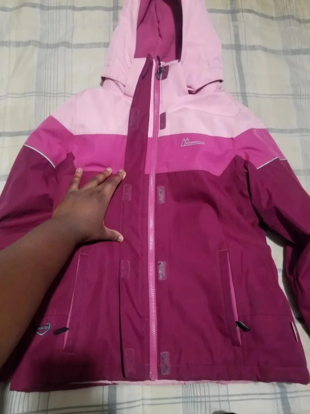 Kids Pink Stormpack Sunice Jacket (Size 14) image indicator(2)