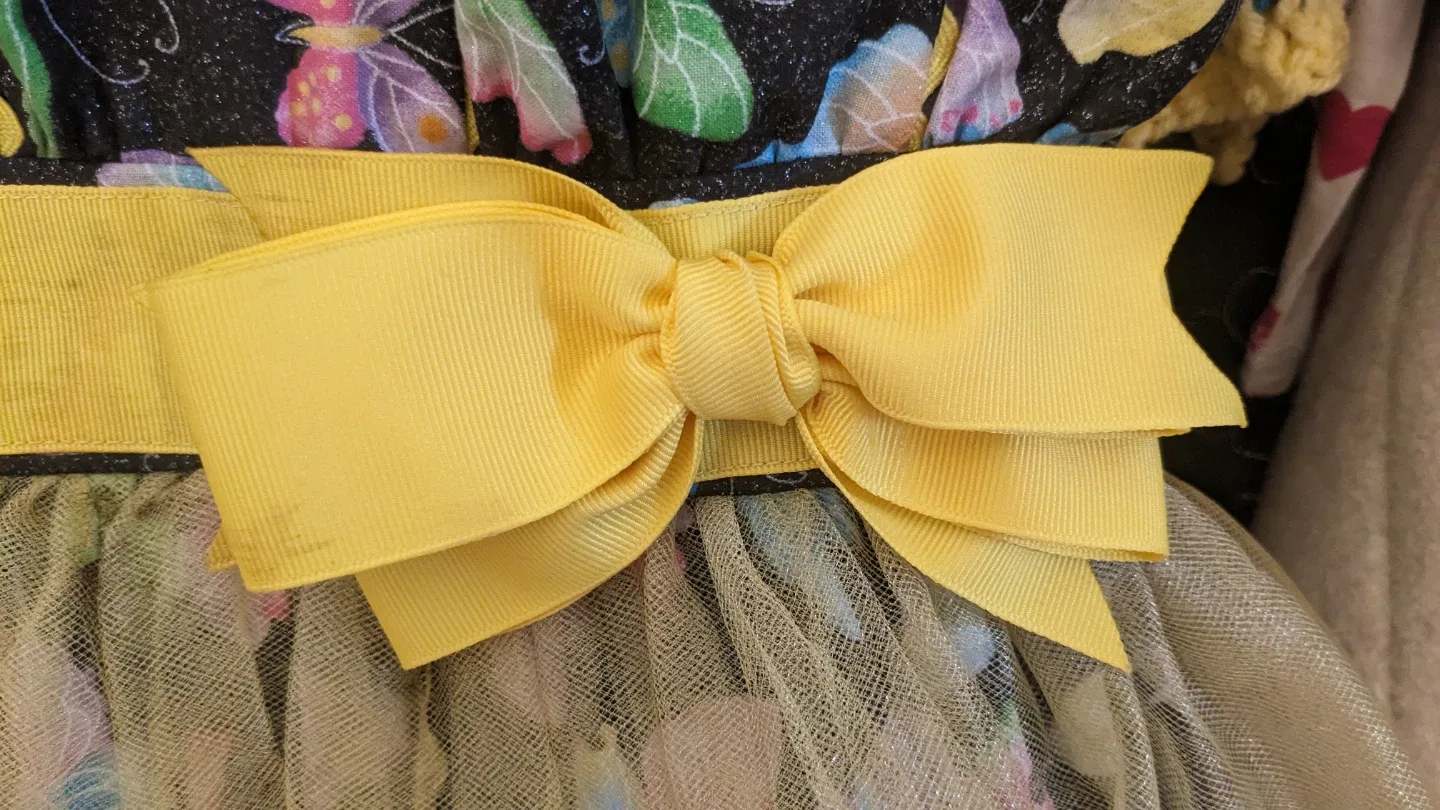 Girl dress Butterfly Print image indicator(4)