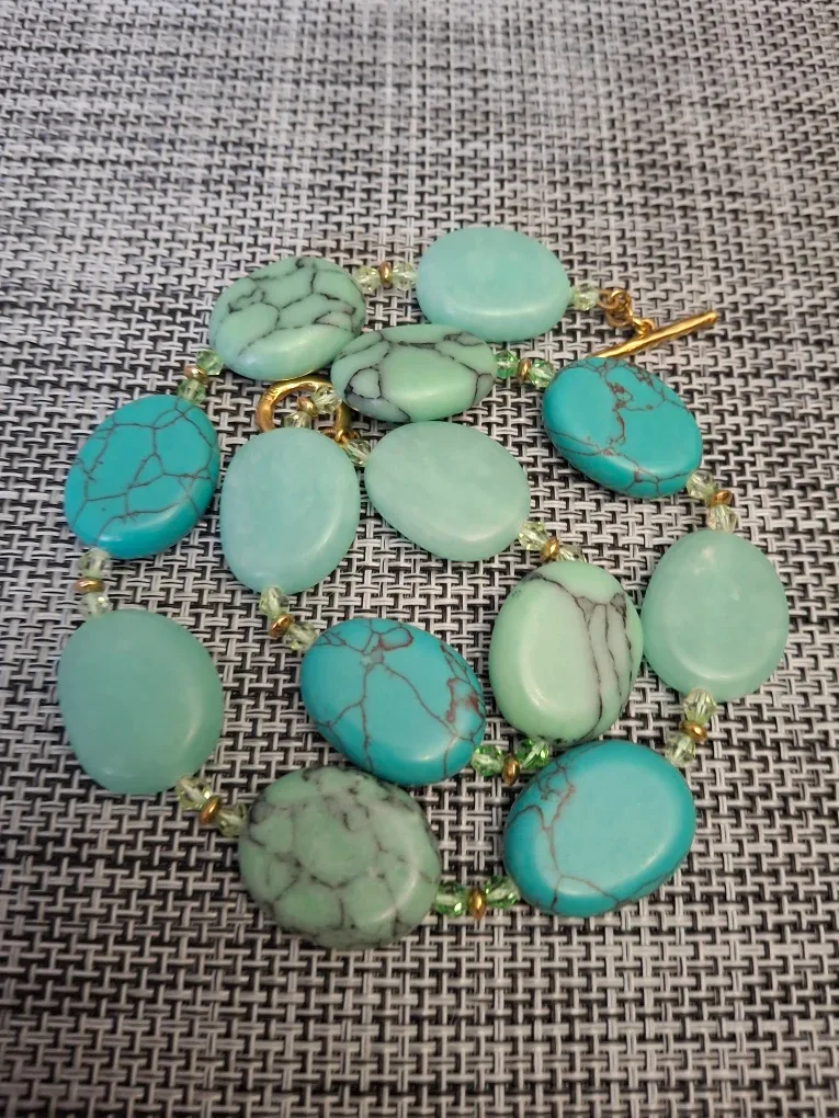 Turquoise Ralf Lauren Stone Beaded Necklace image indicator(5)
