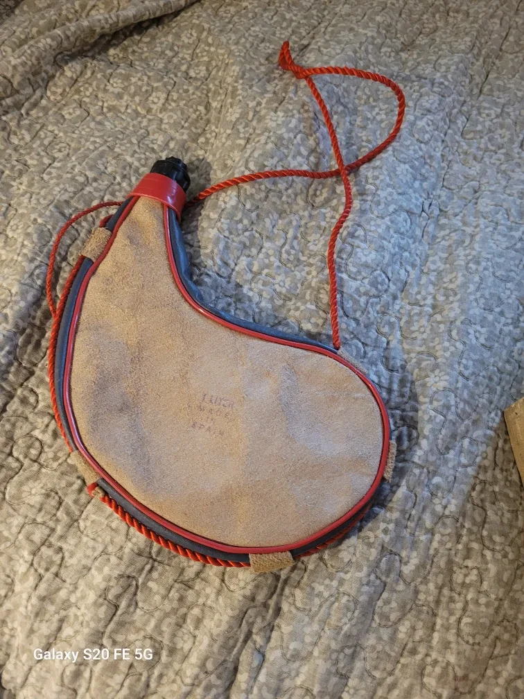 Leather Wine Bota Bag - Made in Spain