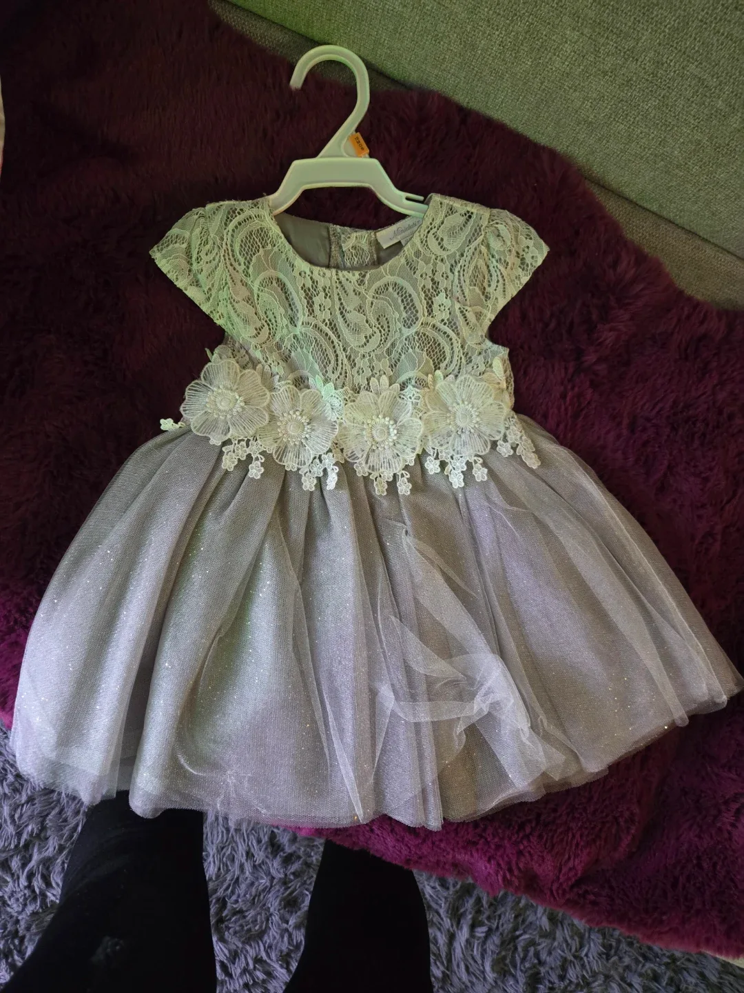 Girls' Minuet Lace & Tulle Dress