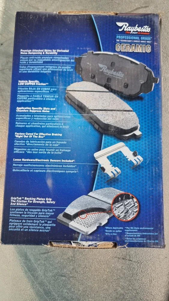 Raybestos Ceramic Brake Pads for Hyundai & Kia image indicator(2)