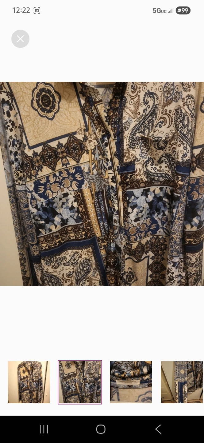 Romantic vintage size 1x women long sleeves  shirt - photo 2