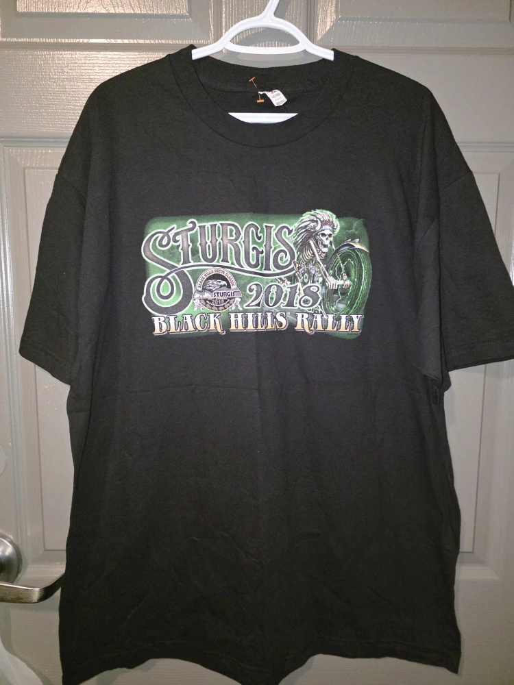 Alstyle Sturgis 2018 Black Hills Rally XL T-Shirt