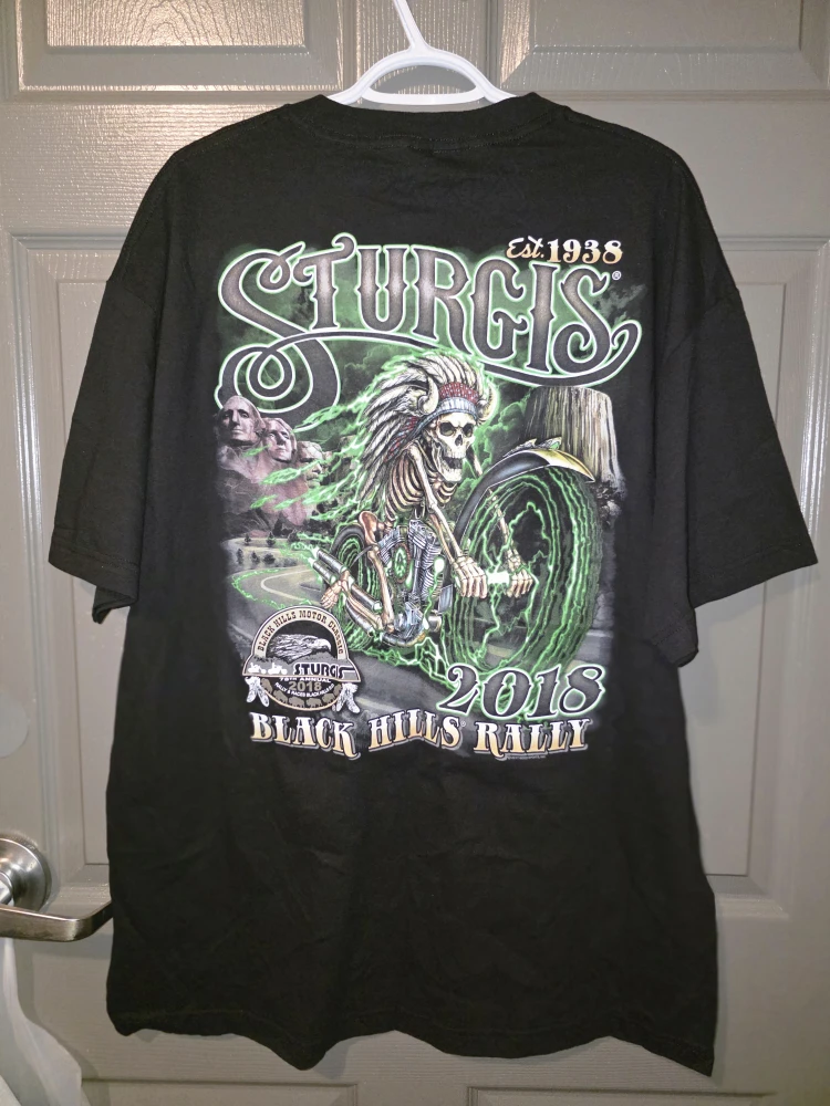 Alstyle Sturgis 2018 Black Hills Rally XL T-Shirt - photo 2
