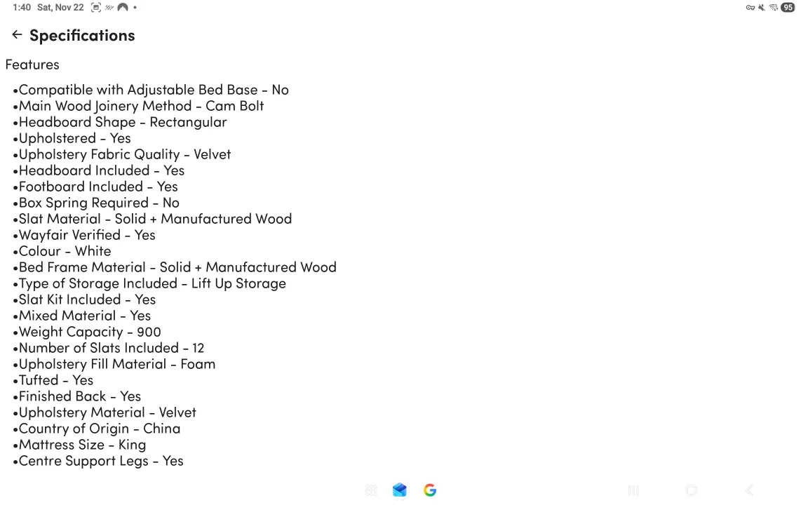 Queen Size Hydraulic Lift Bed Frame Like New image indicator(6)