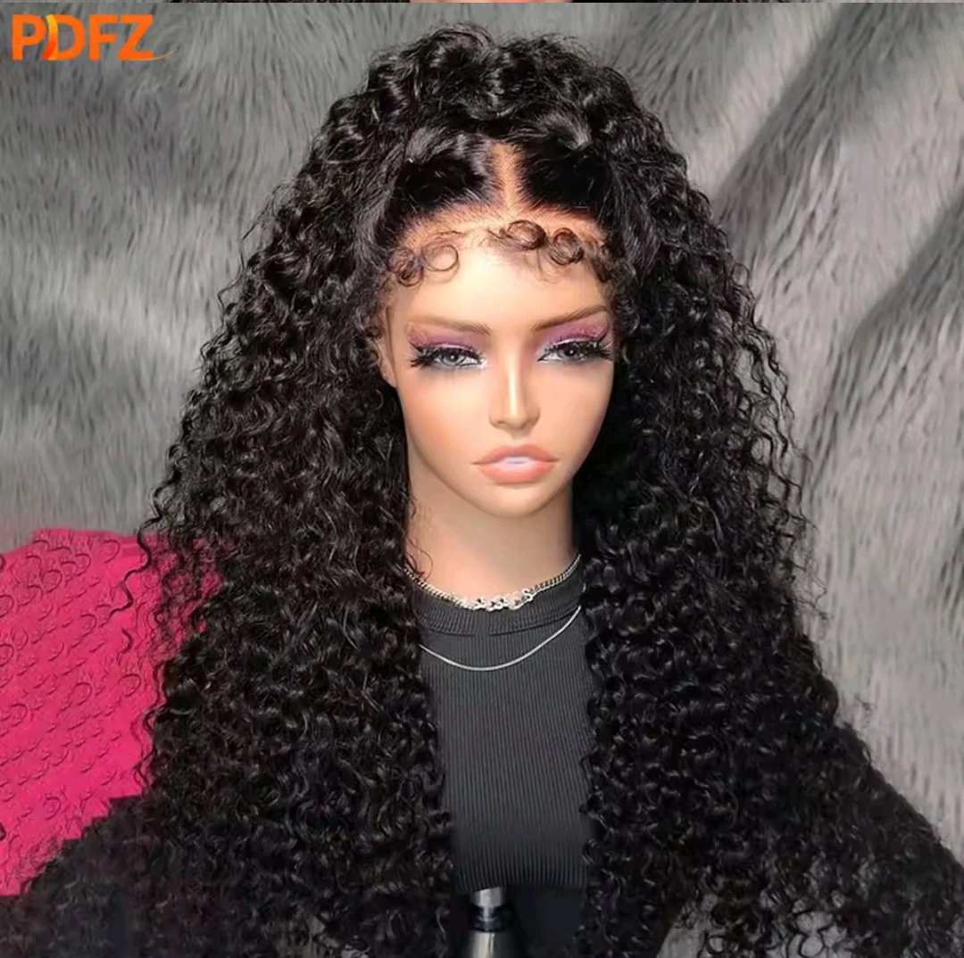 New!!! Human Hair 4C Kinky Edges Hairline Wig!