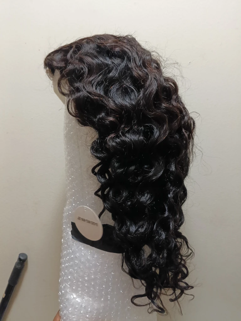 New!!! Human Hair 4C Kinky Edges Hairline Wig! - photo 2