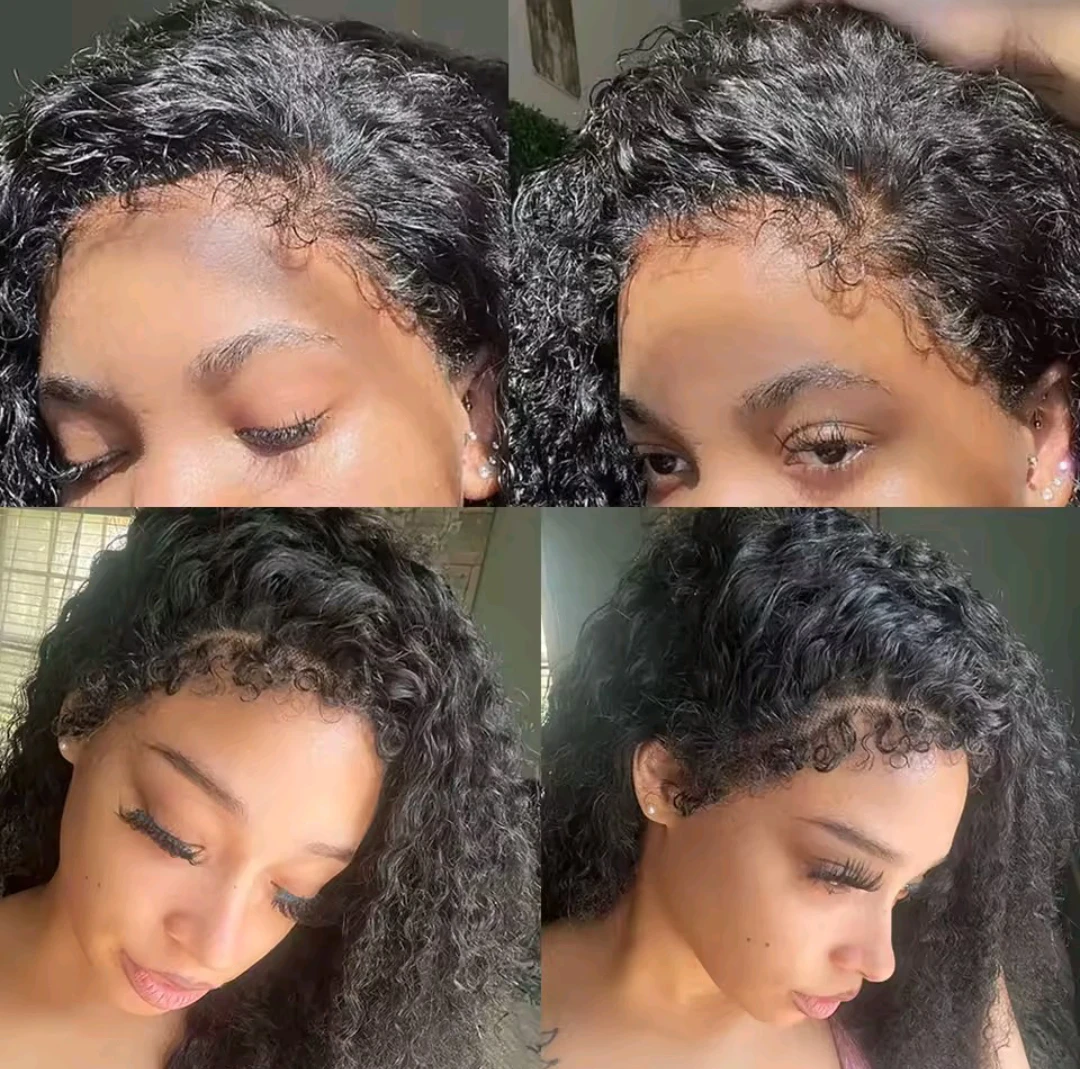 New!!! Human Hair 4C Kinky Edges Hairline Wig! - photo 3
