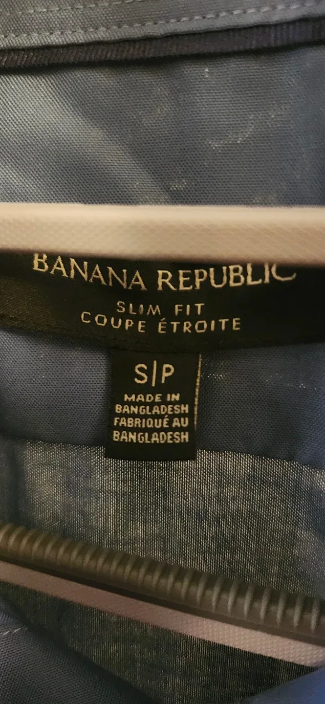 Brand New Banana Republic Slim Fit Dress Shirt - S image indicator(2)