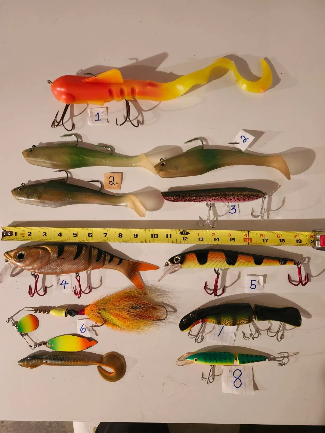 Musky & pike fishing lures