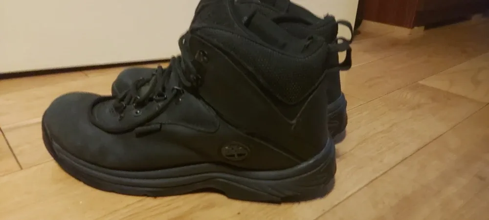 Timberland Black Leather Hiking Boots