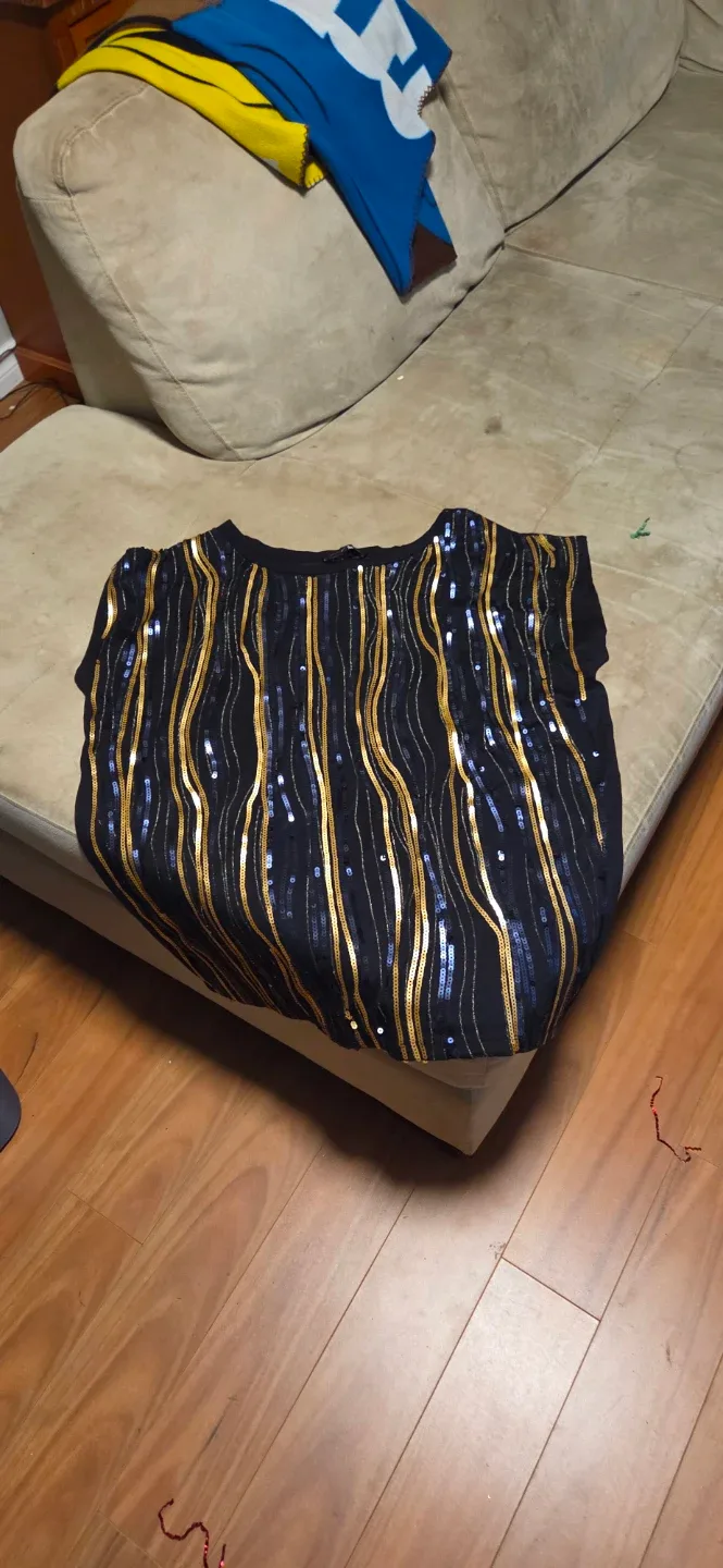 by Jeanne Beker Sequin Top - Size XL image indicator(2)