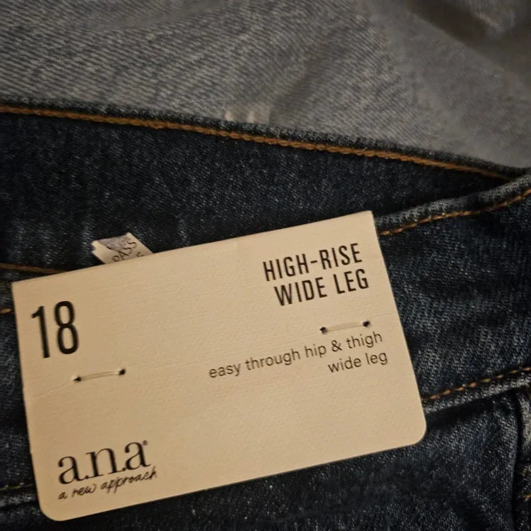 ana High-Rise Wide Leg Jeans - Size 18 image indicator(2)