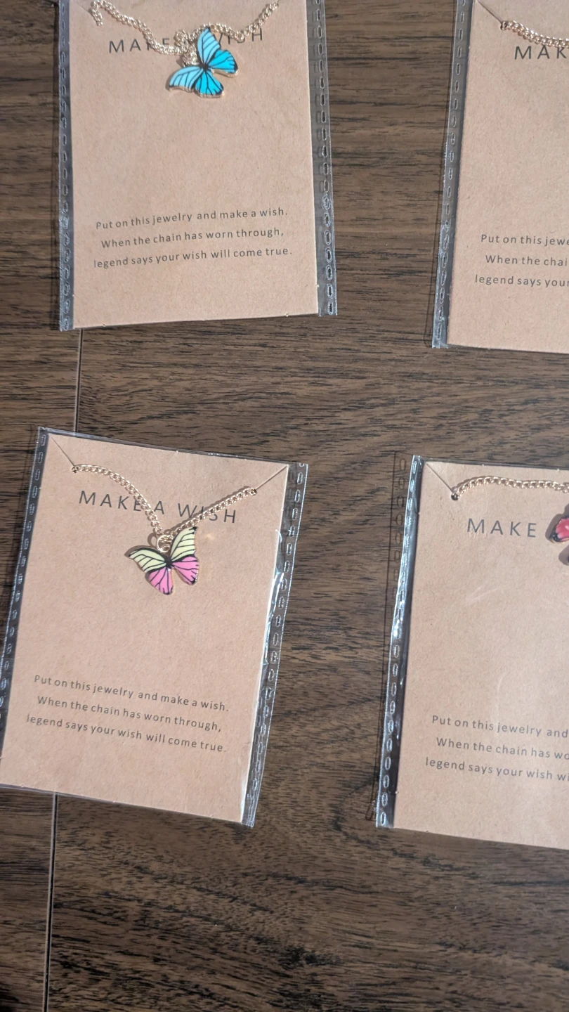 Butterfly Wish Necklace - Assorted Colours - photo 4
