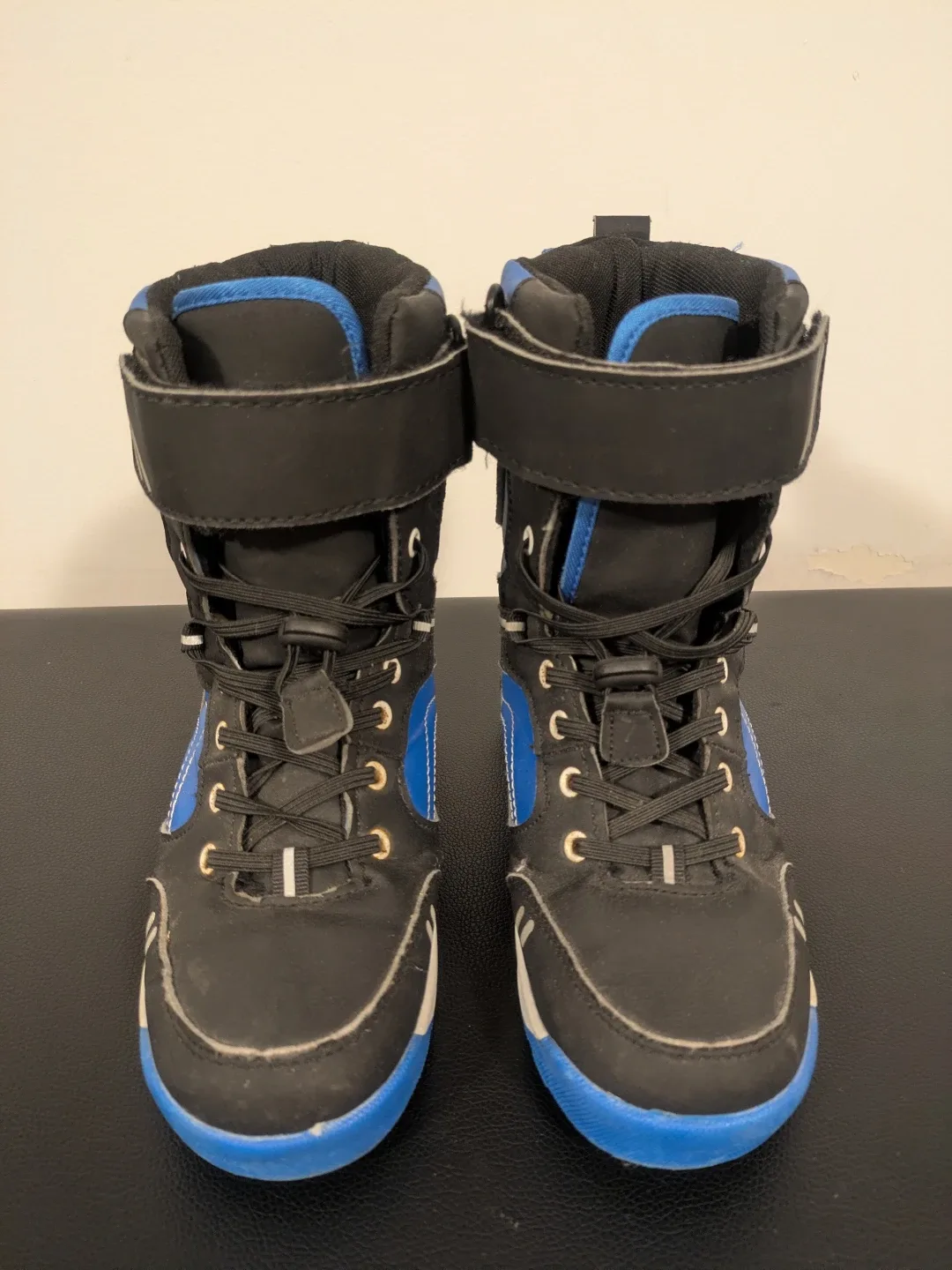 Kids' Black & Blue Winter Boots