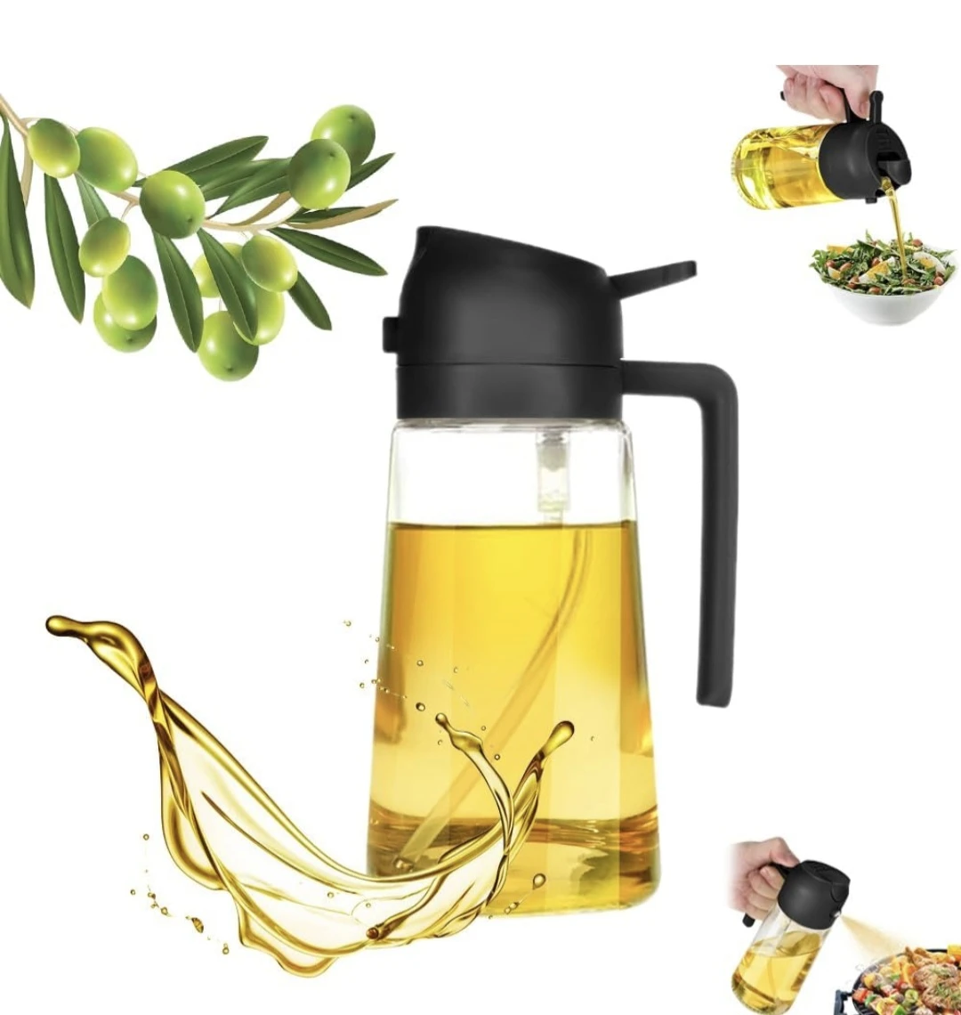 2-in-1 Oil Sprayer and Dispenser Bottle