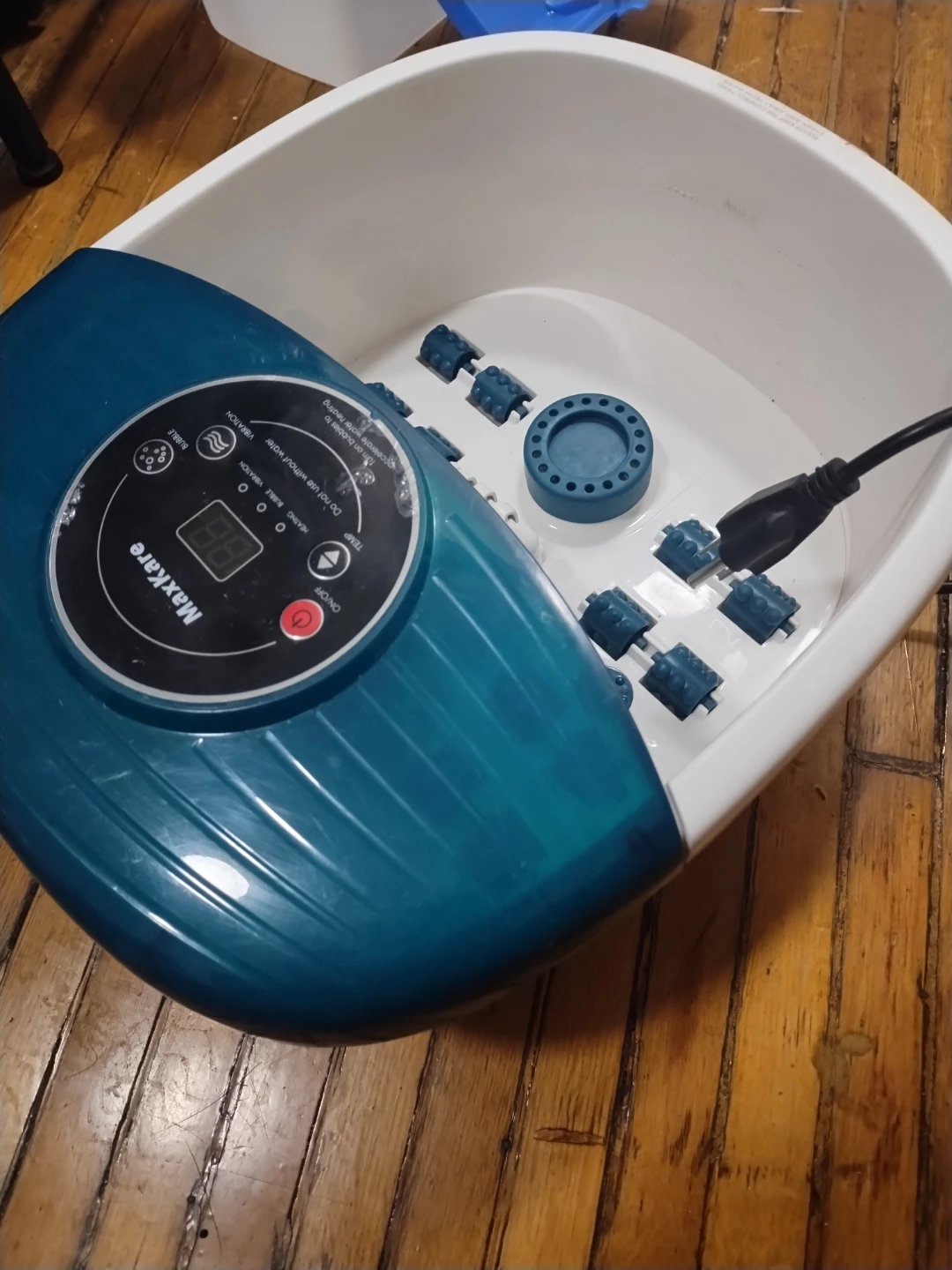 MaxKare Foot Spa pedicure bath heated bubbling - photo 3