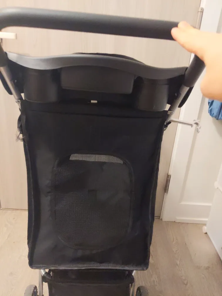 VIVO Black Pet Stroller image indicator(7)