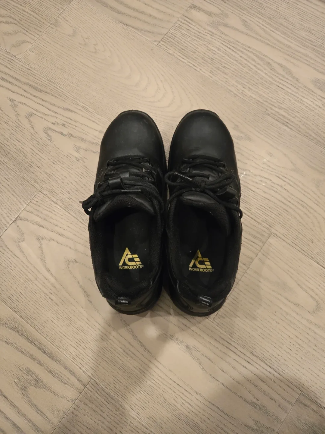 Ace Work Boots - Black USA 9.5 size image indicator(3)