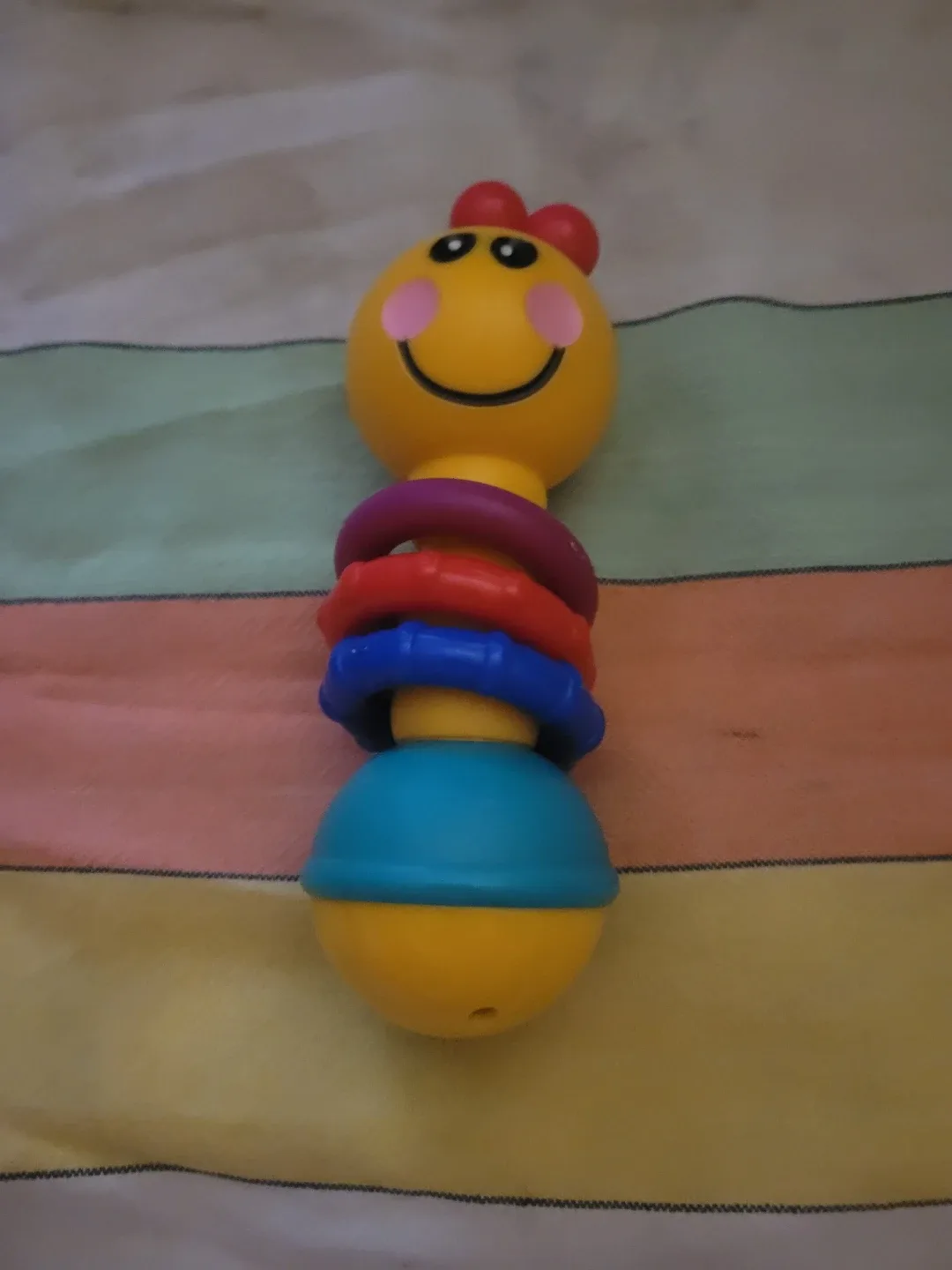 Baby Einstein Cal's Sensory Shake-up Activity Rattle toy. 