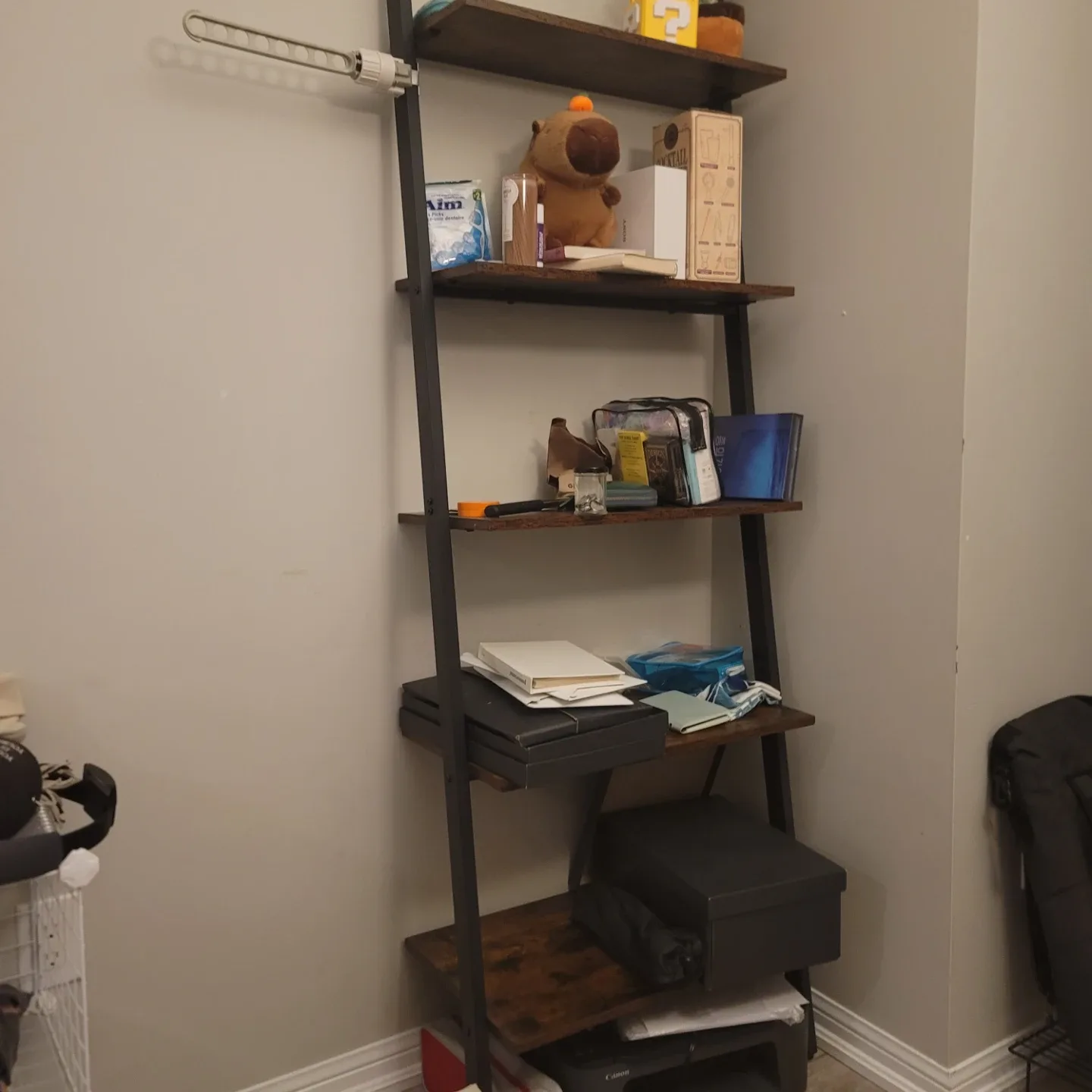 Ladder Shelf - Brown & Black thumbnail