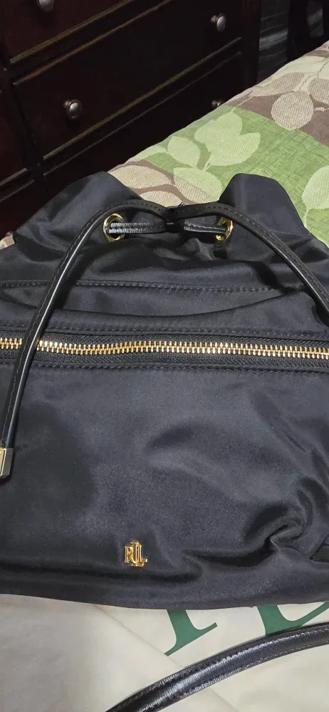 Ralph Lauren Black Nylon Backpack image indicator(4)