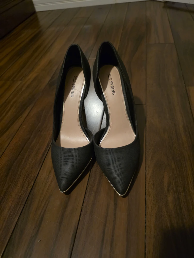 Call It Spring Black Heels - Size 8. - photo 2