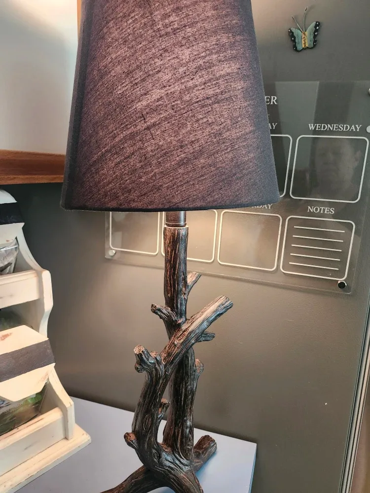 Unique Rustic/Country Table Lamp image indicator(3)