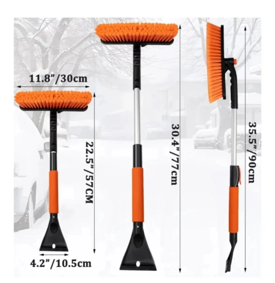 Car Snow Brush with Ice Scraper - Extendable image indicator(3)