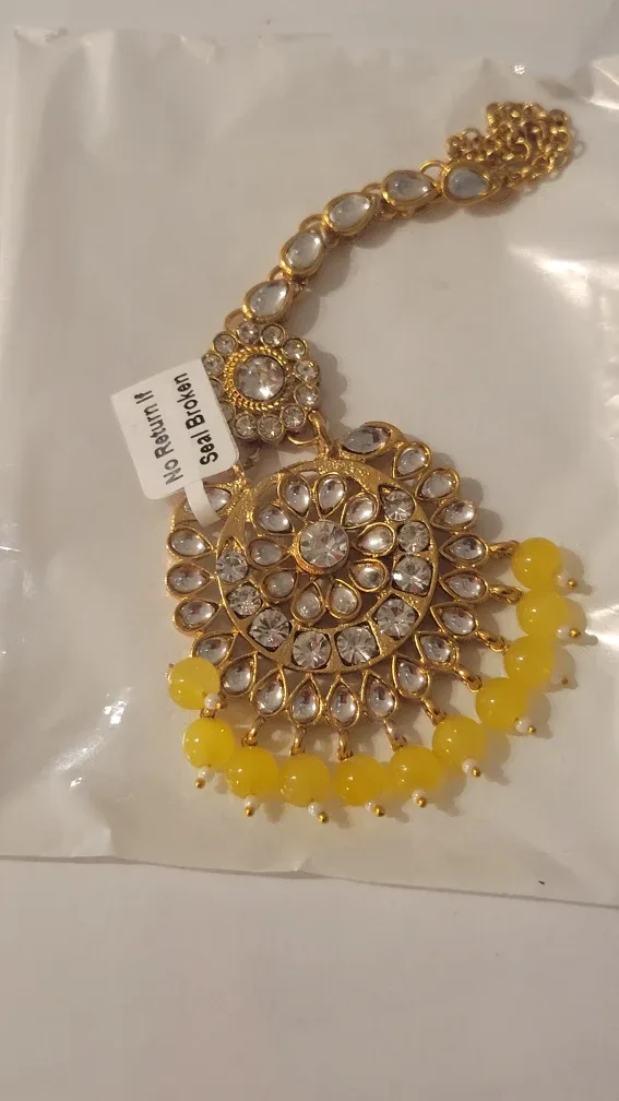 Gold-tone Tikka Headpiece