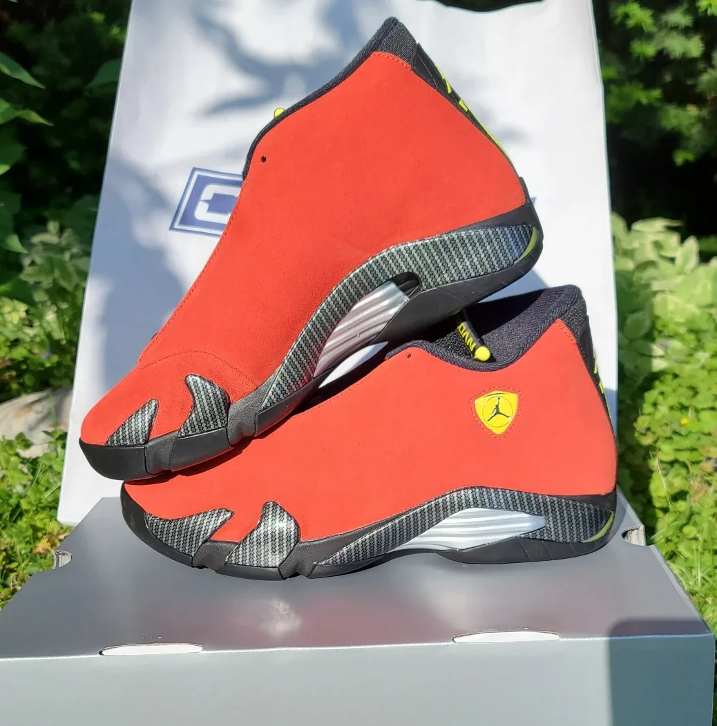 New Jordan 14 Retro Ferrari 2025