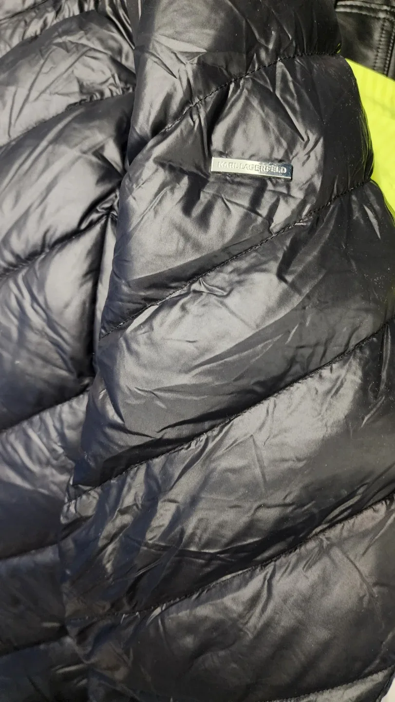 Karl Lagerfeld Black Puffer Jacket image indicator(4)
