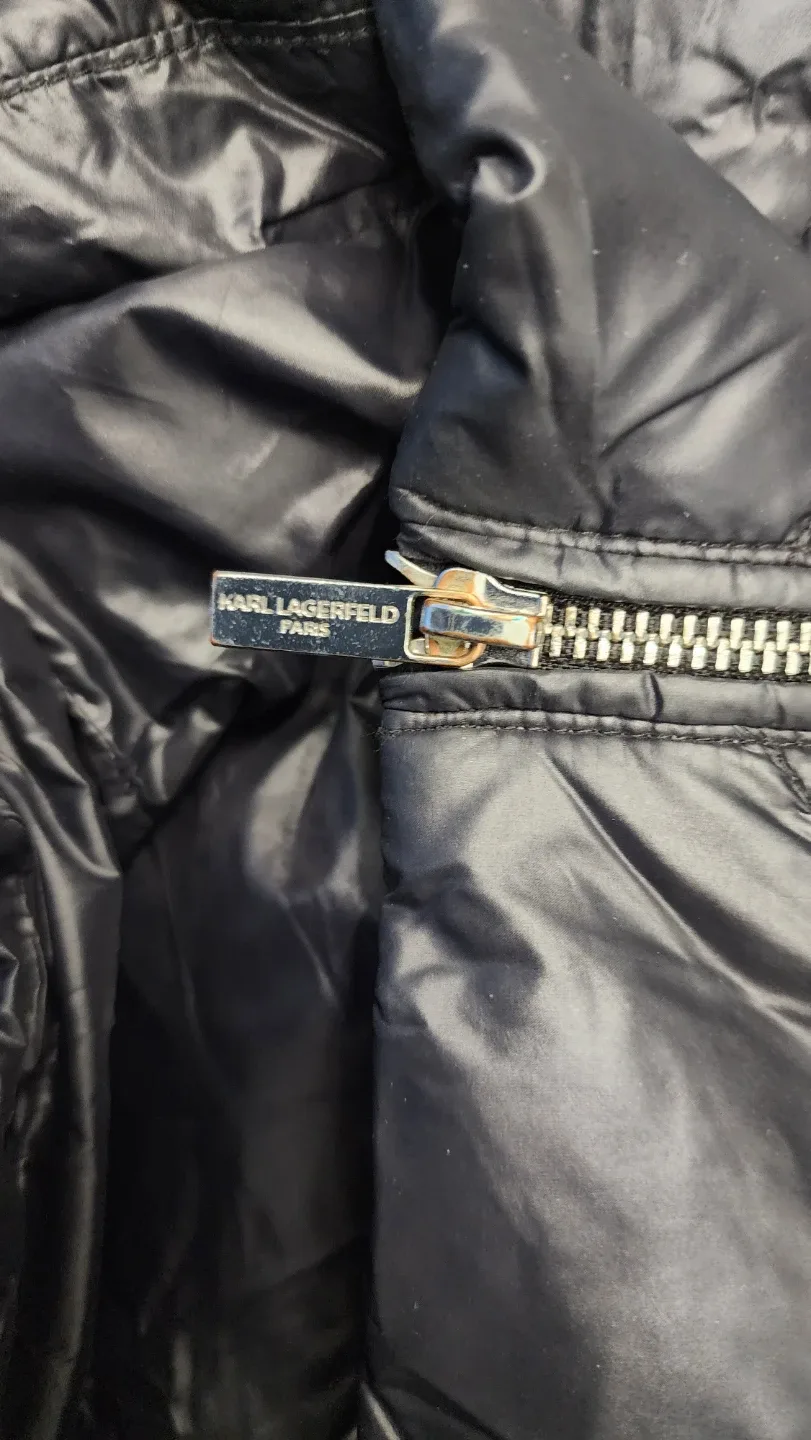 Karl Lagerfeld Black Puffer Jacket image indicator(6)