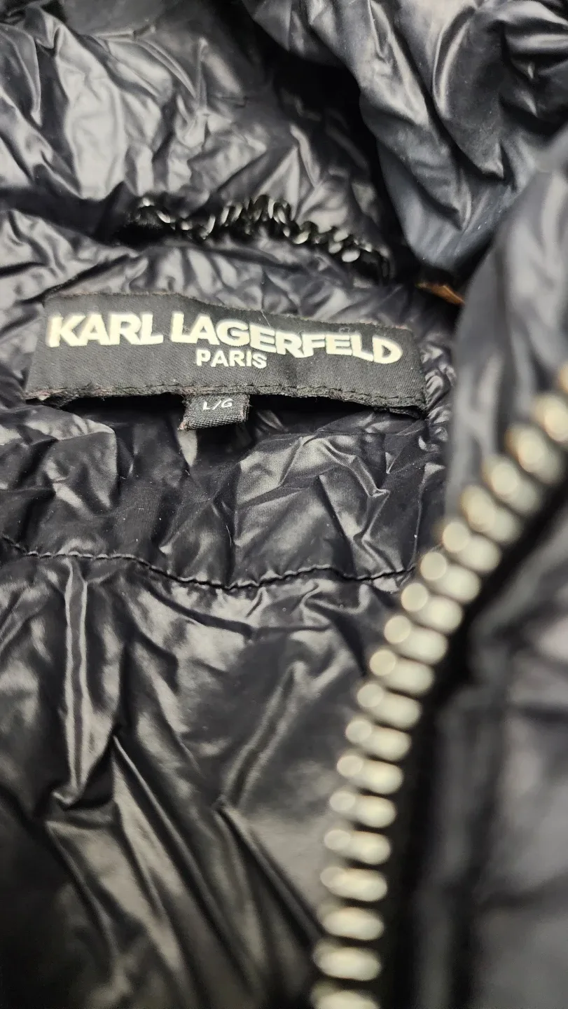 Karl Lagerfeld Black Puffer Jacket image indicator(7)