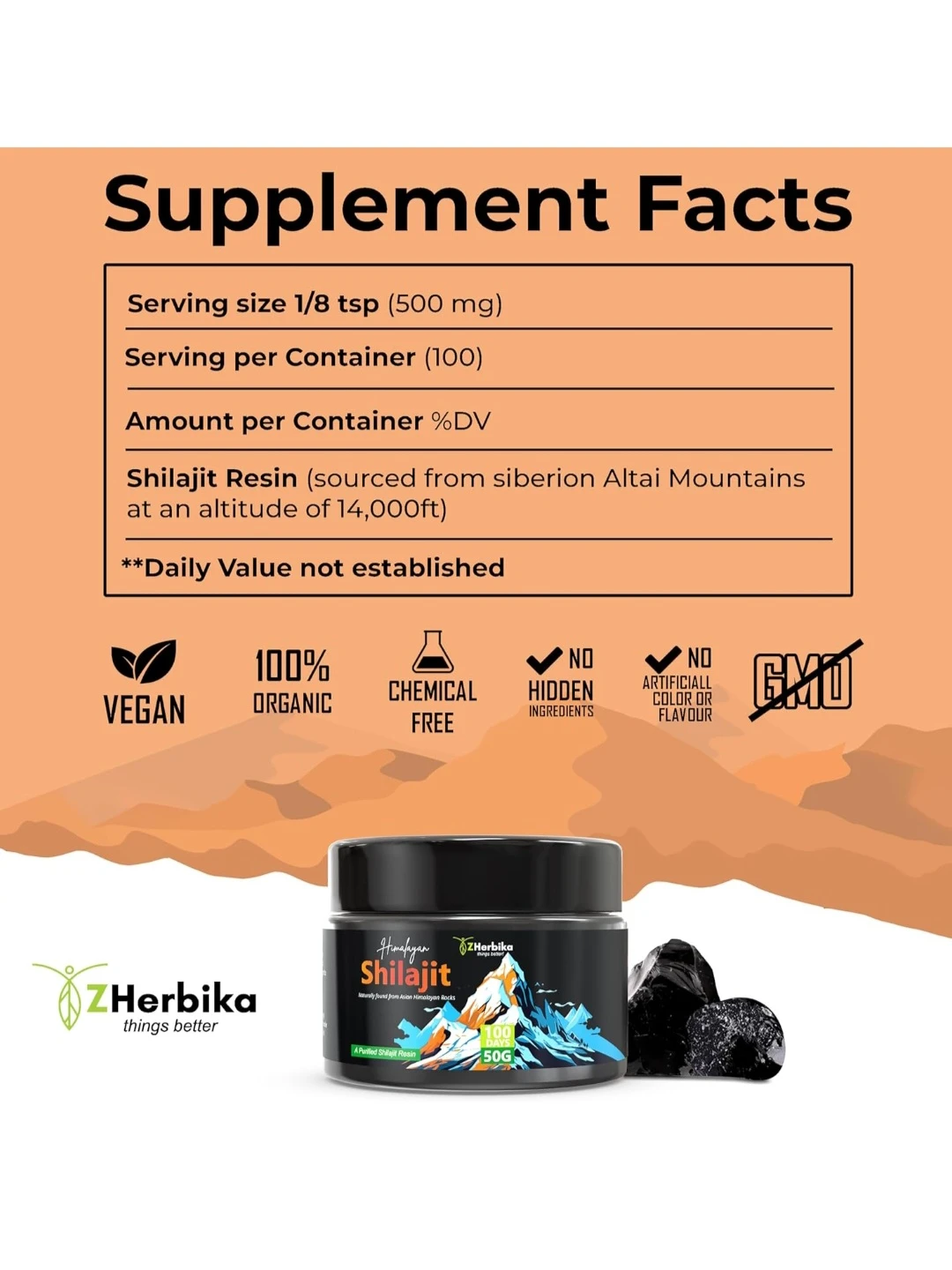 Himalayan Shilajit Resin - 50g - Boosts Strength & Focus - photo 3