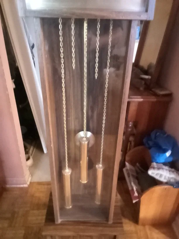 Vintage 1980's Alpine Quartz Grandfather Clock image indicator(3)