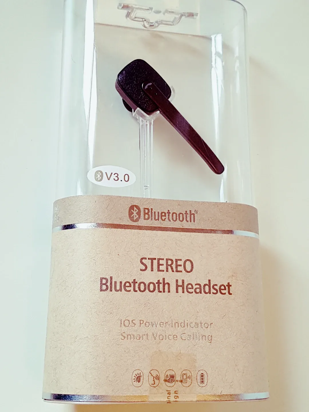 Brand New stylish stereo bluetooth headset for left/right ear..