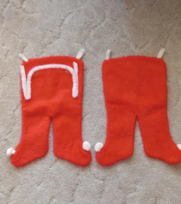 Assorted christmas stockings