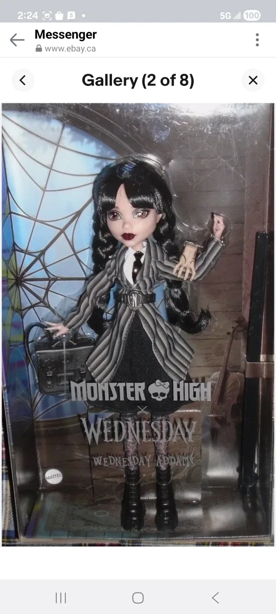 Monster High x Wednesday Addams Doll brand new image indicator(2)