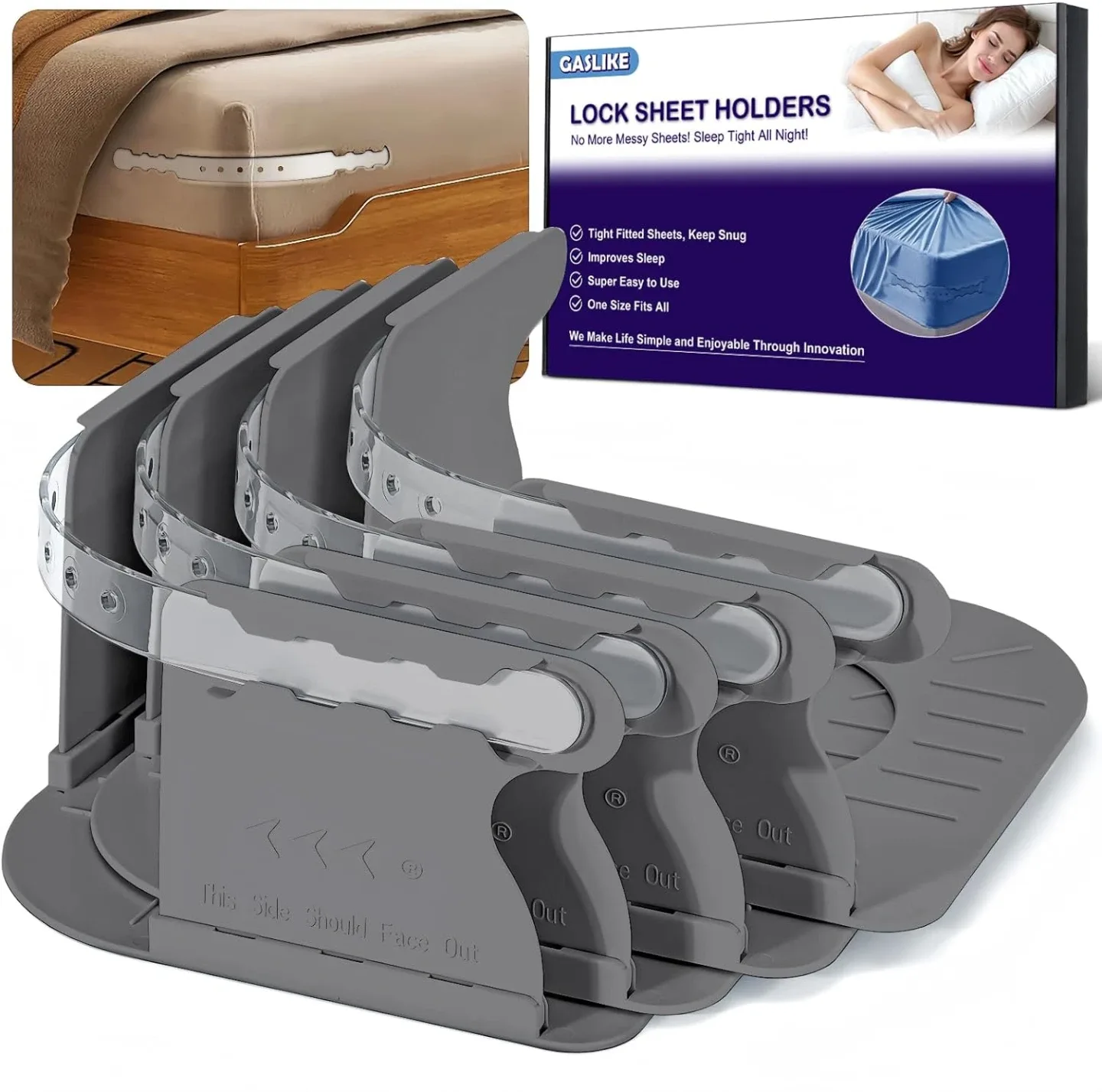 Lock Bed Sheet Holders BNIB