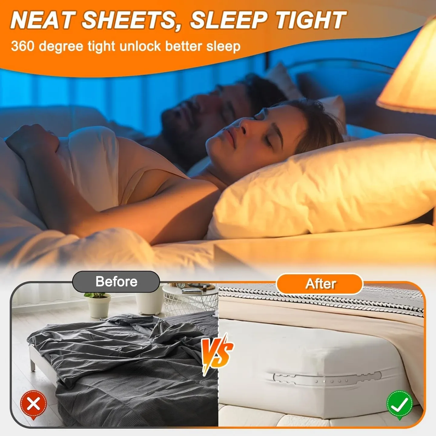 Lock Bed Sheet Holders BNIB image indicator(4)