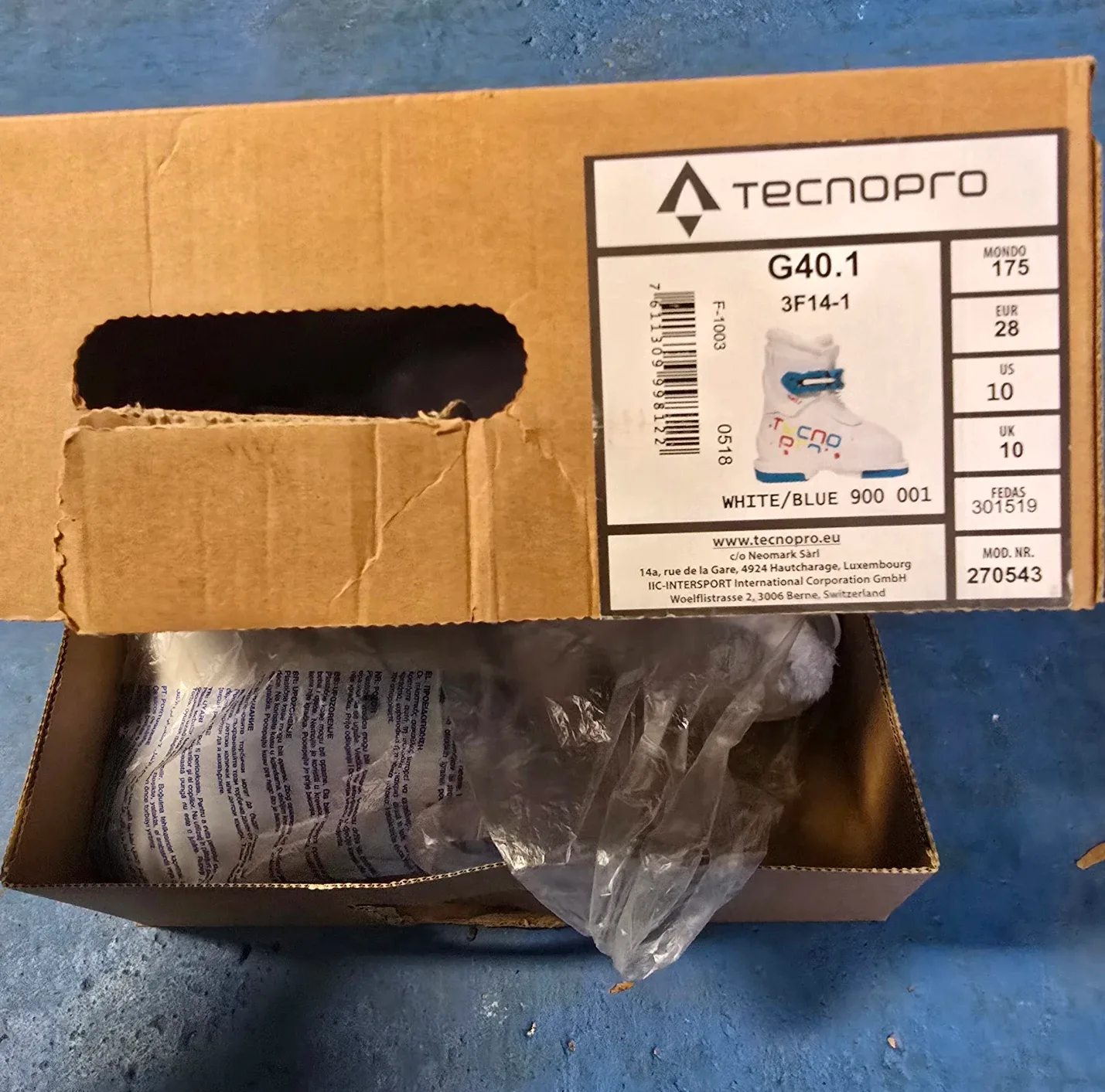 Tecno Pro G40.1 Junior Ski Boots - Size 175mm image indicator(4)