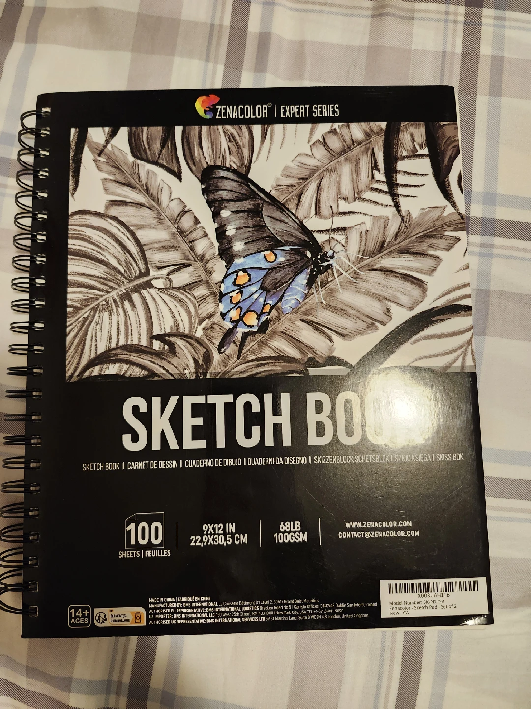 Brand New Zenacolor Sketch Book 9x12 in