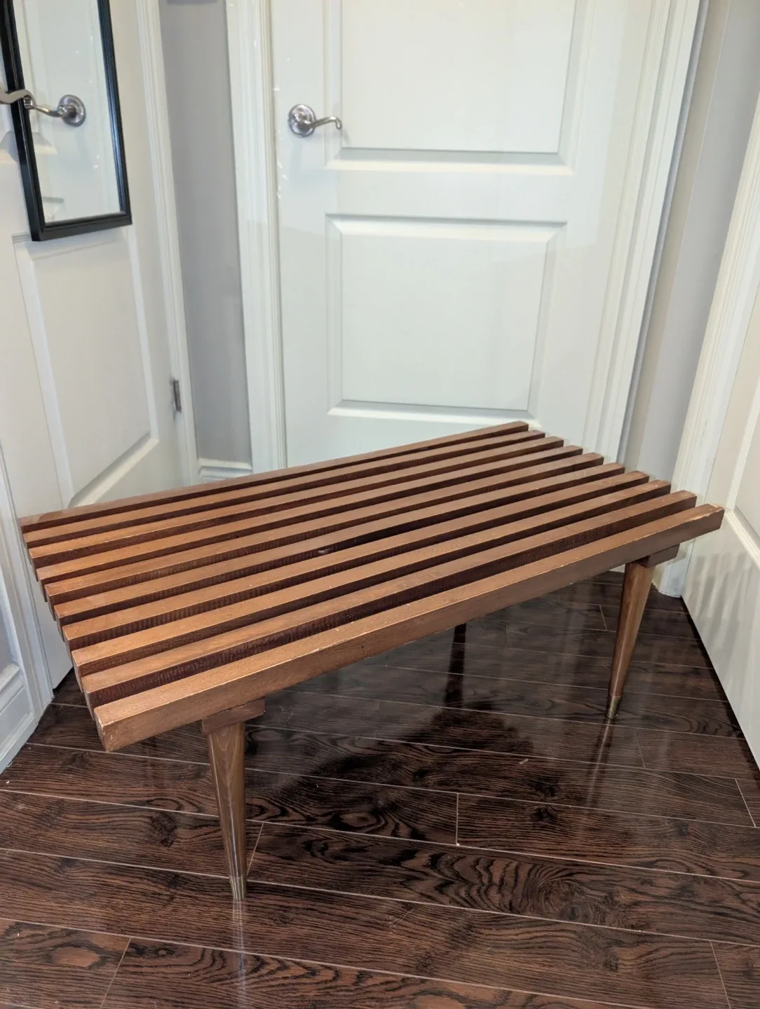 Designer wood coffee table