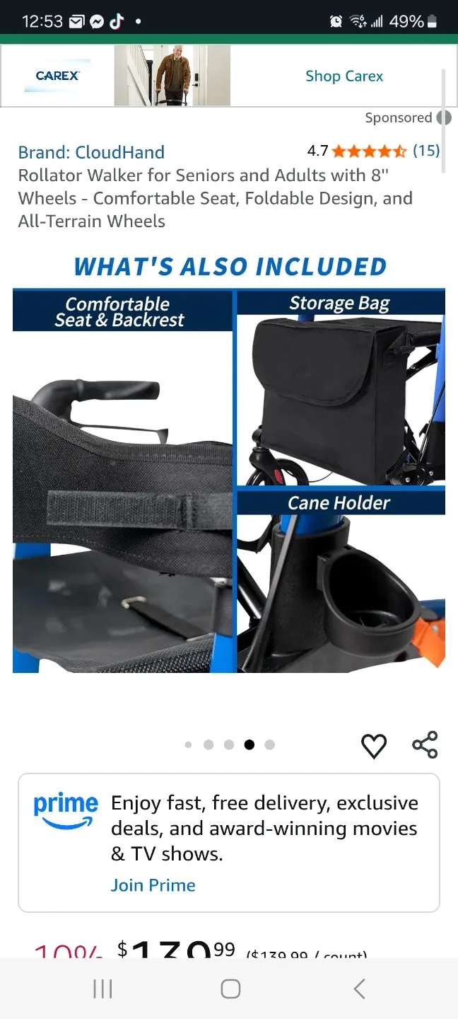 Rollator Walker brand new image indicator(6)