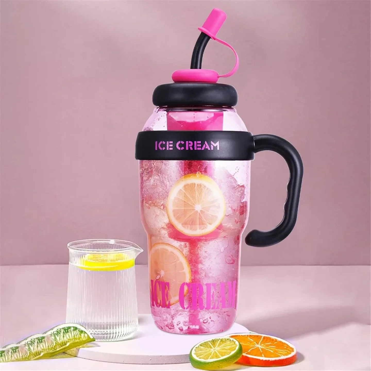 🖤🍓 Ice Cream Mixer Bottle – Bold & Brand New! 🍓🖤 image indicator(2)