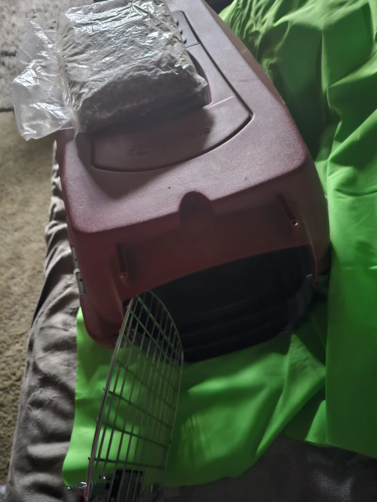 Cat cage with food. - photo 2
